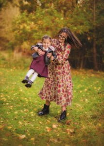 Family Outdoor Photography - Playful Mother and Daughter Portrait