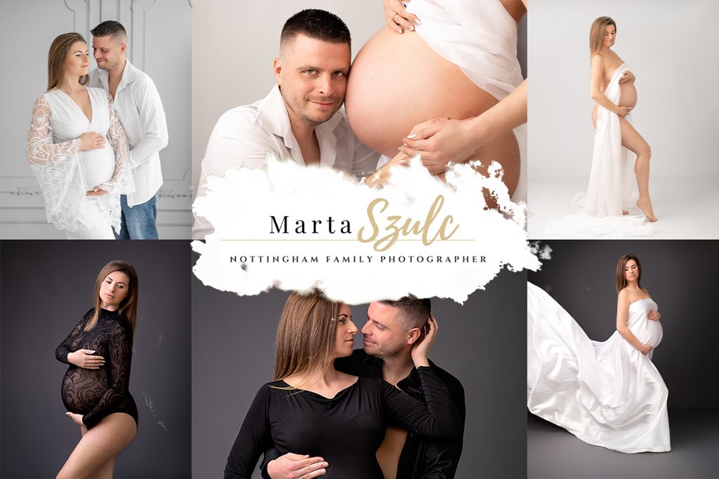 Maternity Photoshoot Studio Marta Szulc Nottingham Family Photographer