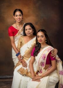Nottingham family session with siblings in traditional attire by Marta Szulc.
