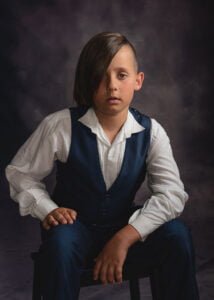 Nottingham children Fine art portrait in Studio in Nottingham
