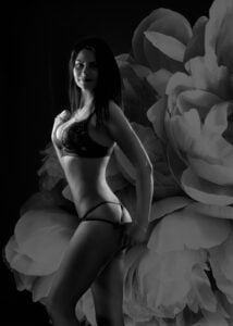 black and white photography woman