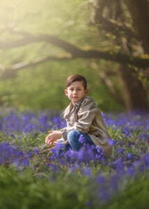 Bluebells Children photography