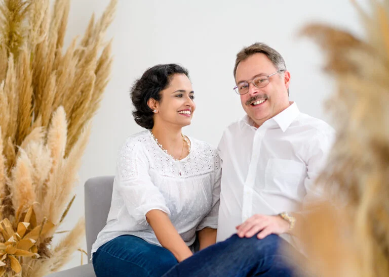 capturer emotions during couple photography session in studio Nottingham