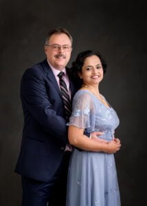 painterly look couple photography in Studio