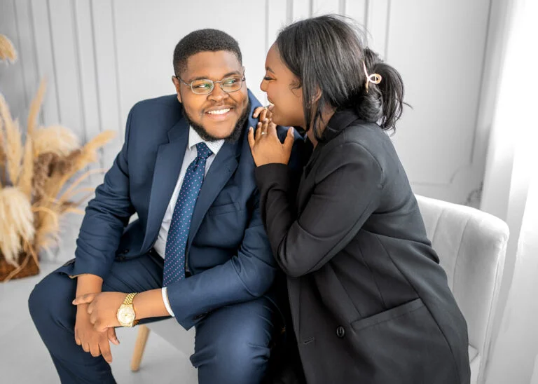 graduation couple photo