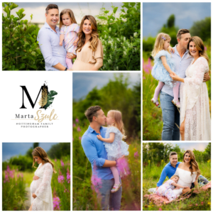 Maternity Photo Collage by Nottingham Family Photographer
