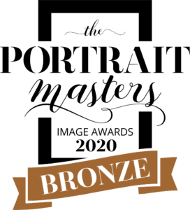 Bronze award photography badge displayed on Nottingham Family Photographer website showcasing professional recognition and award-winning portrait photography.